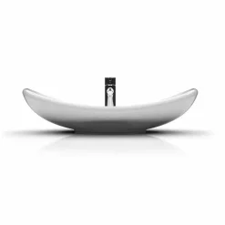 Viadurini Design Design Waschbecken Aus Solid Surface-Aufsatzwaschbecken weiß, rot oder lila Aysun in modernem Desig