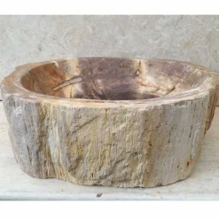 Viadurini Bathroom Steinwaschbecken-Aufsatzwaschtisch aus verchromtem Holz Star Big, Einzelstück