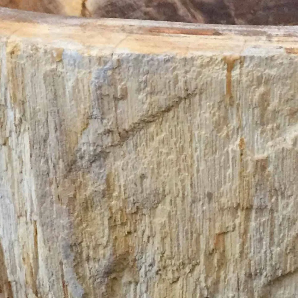 Viadurini Bathroom Steinwaschbecken-Aufsatzwaschtisch aus verchromtem Holz Star Big, Einzelstück