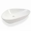 Viadurini Bathroom Keramikwaschbecken-Aufsatzwaschtisch aus weißer Keramik Made in Italy - Hamburg