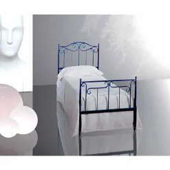 Viadurini Night Design Maßgeschneiderte Möbel|Einzelbetten Aus Schmiedeeisen-Auriga Einzel Bett aus Schmiedeeisen in Design
