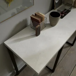 Viadurini Living Ausziehbarer Konsolentisch-Ausziehbare Konsole 150 cm aus Metall und Melamin Made in Italy - Bird