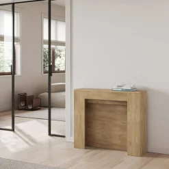 Viadurini Living Ausziehbarer Konsolentisch-Ausziehbare Konsole auf 211 cm aus Melaminplatten „Made in Italy“ – Principessa