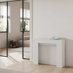 Viadurini Living Ausziehbarer Konsolentisch-Ausziehbare Konsole auf 211 cm aus Melaminplatten „Made in Italy“ – Principessa