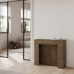 Viadurini Living Ausziehbarer Konsolentisch-Ausziehbare Konsole auf 211 cm aus Melaminplatten „Made in Italy“ – Principessa