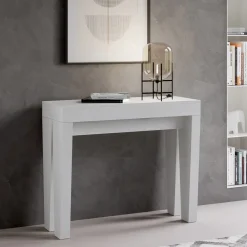 Viadurini Living Ausziehbarer Konsolentisch-Ausziehbare Konsole auf 300 cm aus Holz, hergestellt in Italien – Thron