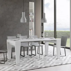 Viadurini Living Ausziehbarer Konsolentisch-Ausziehbare Konsole auf 300 cm aus Holz, hergestellt in Italien – Thron