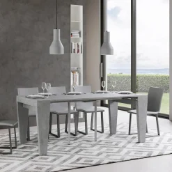 Viadurini Living Ausziehbarer Konsolentisch-Ausziehbare Konsole auf 300 cm aus Holz, hergestellt in Italien – Thron