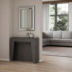 Viadurini Living Ausziehbarer Konsolentisch-Ausziehbare Konsole auf 211 cm aus Melamin, hergestellt in Italien – Incantesimo