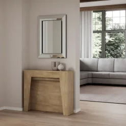 Viadurini Living Ausziehbarer Konsolentisch-Ausziehbare Konsole auf 211 cm aus Melamin, hergestellt in Italien – Incantesimo