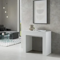 Viadurini Living Ausziehbarer Konsolentisch-Ausziehbare Konsole auf 307 cm aus Holzmikropartikeln Made in Italy – Corona