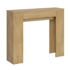 Viadurini Living Ausziehbarer Konsolentisch-Ausziehbare Konsole auf 181 cm aus Melaminplatten „Made in Italy“ – Drago