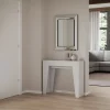 Viadurini Living Ausziehbarer Konsolentisch-Ausziehbare Konsole auf 181 cm in Melamin Essence Made in Italy – Castello