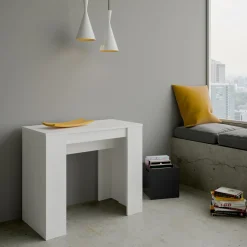 Viadurini Living Ausziehbarer Konsolentisch-Ausziehbare Konsole auf 308 cm mit zentraler Unterstützung, hergestellt in Italien – Oracle