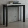 Viadurini Living Ausziehbarer Konsolentisch-Ausziehbare Konsole bis zu 90 cm aus Melamin und Metall, hergestellt in Italien – Tasche