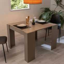 Viadurini Living Ausziehbarer Konsolentisch-Ausziehbare Konsole bis zu 294 cm aus Melamin Made in Italy - Pineta
