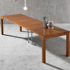 Viadurini Living Ausziehbarer Konsolentisch-Ausziehbare Konsole mit bis zu 12 Sitzplätzen aus Walnussholz Made in Italy - Picchia