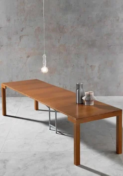 Viadurini Living Ausziehbarer Konsolentisch-Ausziehbare Konsole mit bis zu 12 Sitzplätzen aus Walnussholz Made in Italy - Picchia