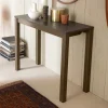 Viadurini Living Ausziehbarer Konsolentisch-Ausziehbare moderne Tischkonsole aus Eichenholz und Metall Made in Italy - Nappo