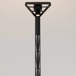 Viadurini Lighting Designer Stehlampen-Ausziehbare Stehlampe Aluminium Mattschwarzes Leiterdesign - Watchful