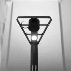 Viadurini Lighting Designer Stehlampen-Ausziehbare Stehlampe Aluminium Mattschwarzes Leiterdesign - Watchful