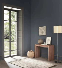 Viadurini Living Ausziehbarer Konsolentisch-Ausziehbare Tischkonsole Bis zu 295 cm in Holz Made in Italy Design - Temocle