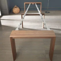 Viadurini Living Ausziehbarer Konsolentisch-Ausziehbare Tischkonsole Bis zu 295 cm in Holz Made in Italy Design - Temocle