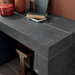 Viadurini Living Ausziehbarer Konsolentisch-Ausziehbare Tischkonsole Bis zu 290 cm mit Holzplatte Made in Italy - Seregno