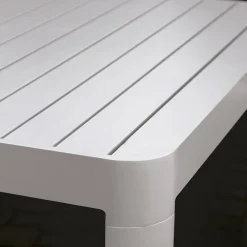 Viadurini in the Garden Ausziehbare Gartentische-Ausziehbarer Außentisch bis 300 cm aus lackiertem Aluminium - Glas