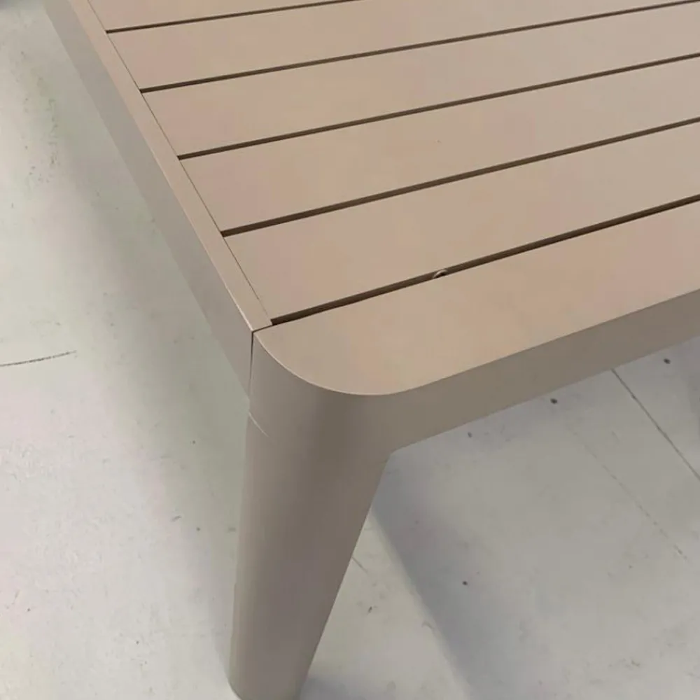 Viadurini in the Garden Ausziehbare Gartentische-Ausziehbarer Außentisch bis 300 cm aus lackiertem Aluminium - Glas