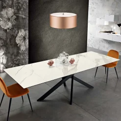 Viadurini Living Ausziehbare Esstische-Ausziehbarer Designtisch aus Glaskeramik made in Italy, Dionigi