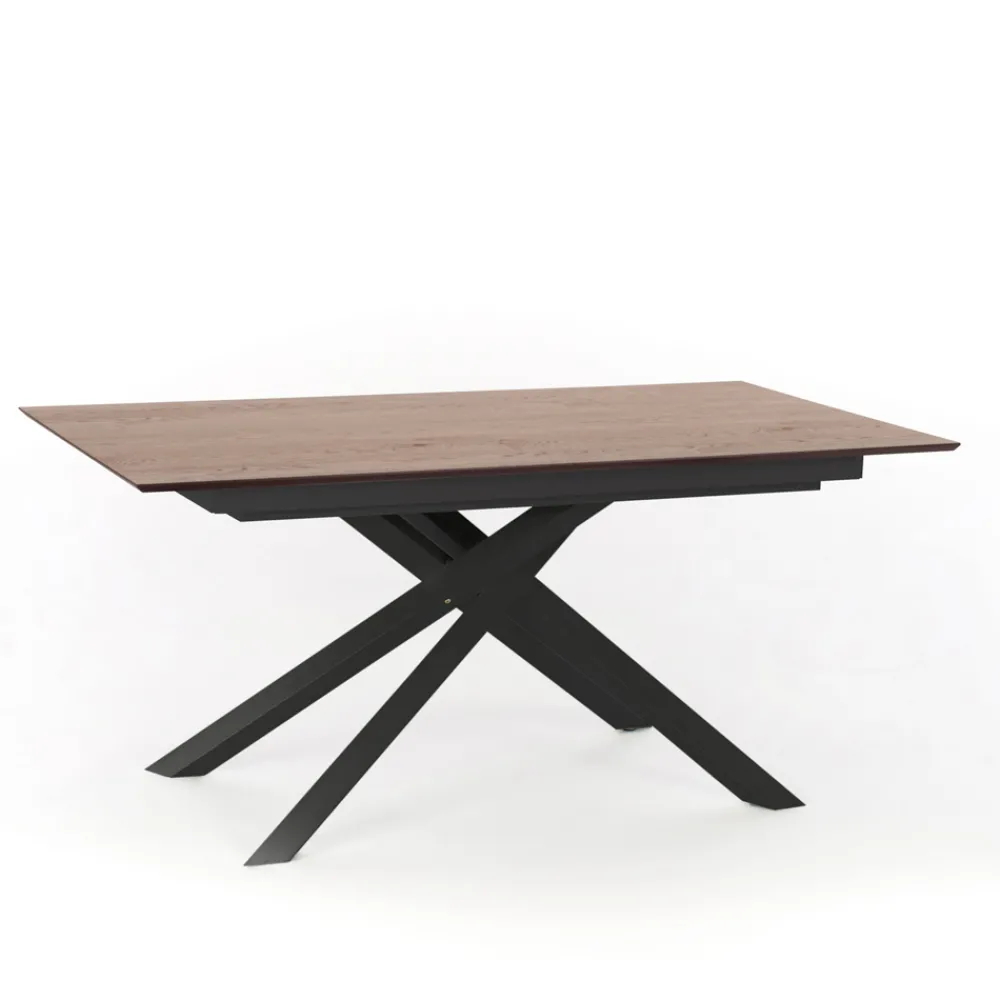 Viadurini Living Ausziehbare Esstische-Ausziehbarer Designtisch mit Metallbeinen, Lucera