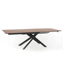 Viadurini Living Ausziehbare Esstische-Ausziehbarer Designtisch mit Metallbeinen, Lucera