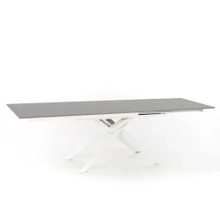 Viadurini Living Ausziehbare Esstische-Ausziehbarer Designtisch mit Metallbeinen, Lucera