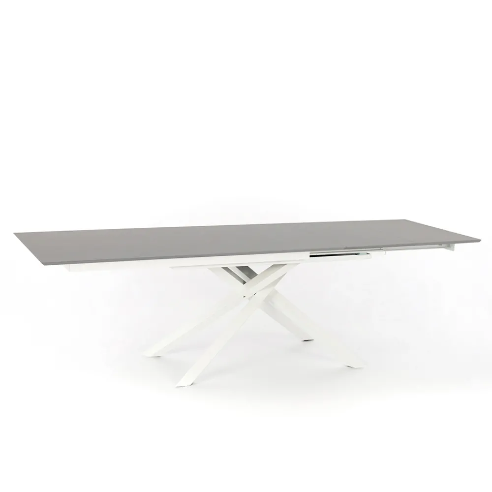 Viadurini Living Ausziehbare Esstische-Ausziehbarer Designtisch mit Metallbeinen, Lucera