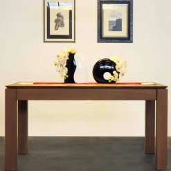 Viadurini Living Esstische Nach Mass|Ausziehbare Esstische-Ausziehbarer Designtisch aus massiver Eiche, hergestellt in Italien, Frank