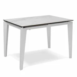 Viadurini Living Ausziehbare Esstische-Ausziehbarer Esstisch 120 / 170xP80 aus Glaskeramik - Bino