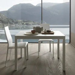 Viadurini Living Ausziehbare Esstische-Ausziehbarer Esstisch 190 cm Metall und Holz Made in Italy - Euklidisch