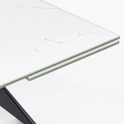 Viadurini Living Ausziehbare Esstische-Ausziehbarer Esstisch 240 cm Glas- und Keramikplatte - Barone