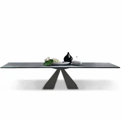 Viadurini Living Ausziehbare Esstische-Ausziehbarer Esstisch auf 300 cm aus HPL-Laminat, hergestellt in Italien – Dalmatiner