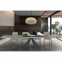 Viadurini Living Ausziehbare Esstische-Ausziehbarer Esstisch auf 300 cm aus HPL-Laminat, hergestellt in Italien – Dalmatiner