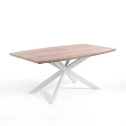 Viadurini Living Ausziehbare Esstische-Ausziehbarer Esstisch aus Metall und MDF – Iridium