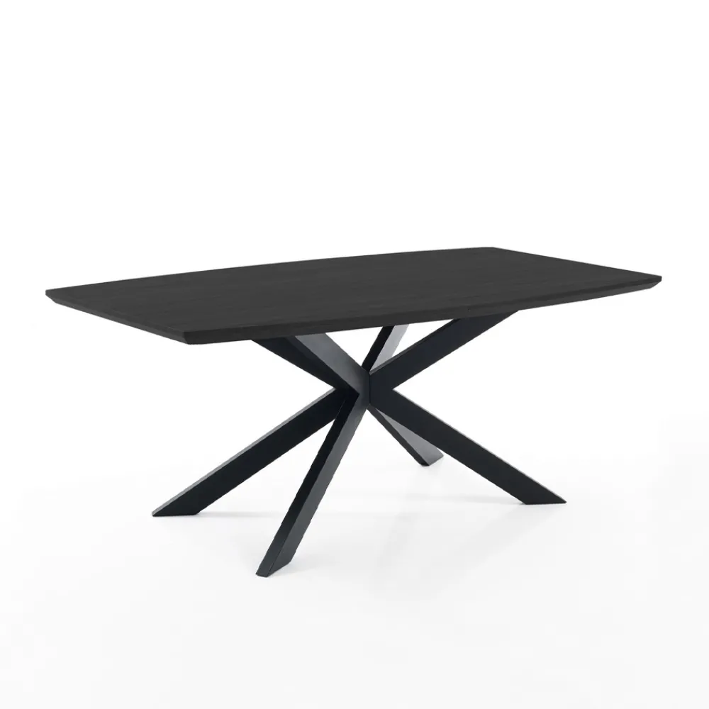 Viadurini Living Ausziehbare Esstische-Ausziehbarer Esstisch aus Metall und MDF – Iridium