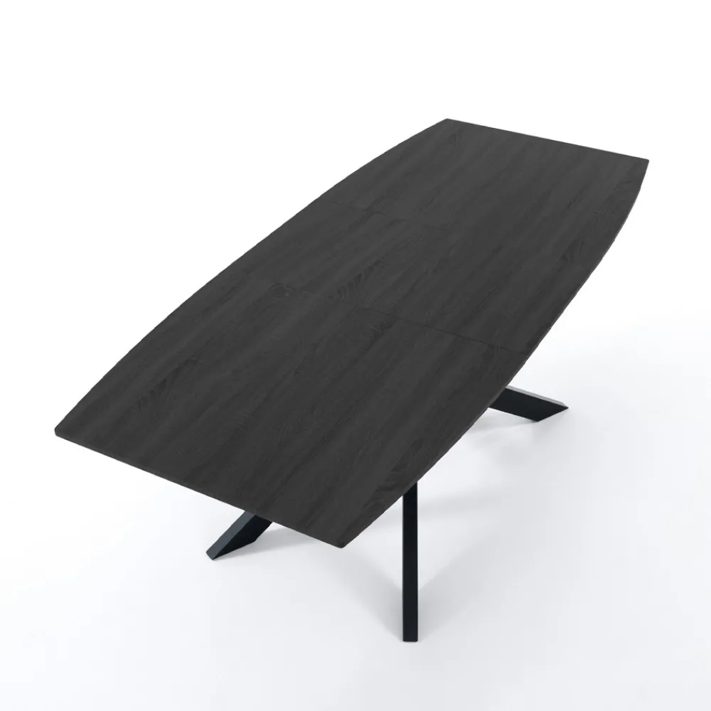 Viadurini Living Ausziehbare Esstische-Ausziehbarer Esstisch aus Metall und MDF – Iridium