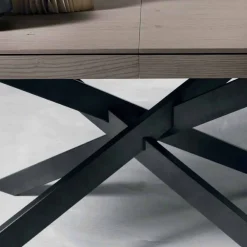 Viadurini Living Esstische Nach Mass|Ausziehbare Esstische-Ausziehbarer Esstisch aus Eichenholz L315 made in Italy, Oncino