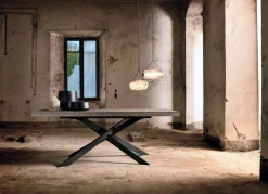 Viadurini Living Esstische Nach Mass|Ausziehbare Esstische-Ausziehbarer Esstisch aus Eichenholz L315 made in Italy, Oncino