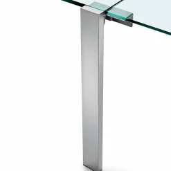 Viadurini Living Esstische Nach Mass|Ausziehbare Esstische-Ausziehbarer Esstisch aus extraleichtem Glas und Metall Made in Italy - Sopot