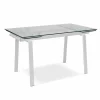 Viadurini Living Ausziehbare Esstische-Ausziehbarer Esstisch aus Glas, L 140 / 200x P 80 cm - Nardo