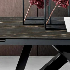 Viadurini Living Ausziehbare Esstische-Ausziehbarer Esstisch aus Glaskeramik made in Italy, Wilmer