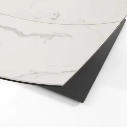 Viadurini Living Ausziehbare Esstische-Ausziehbarer Esstisch bis 180 cm in Keramik und Stahl - Catone